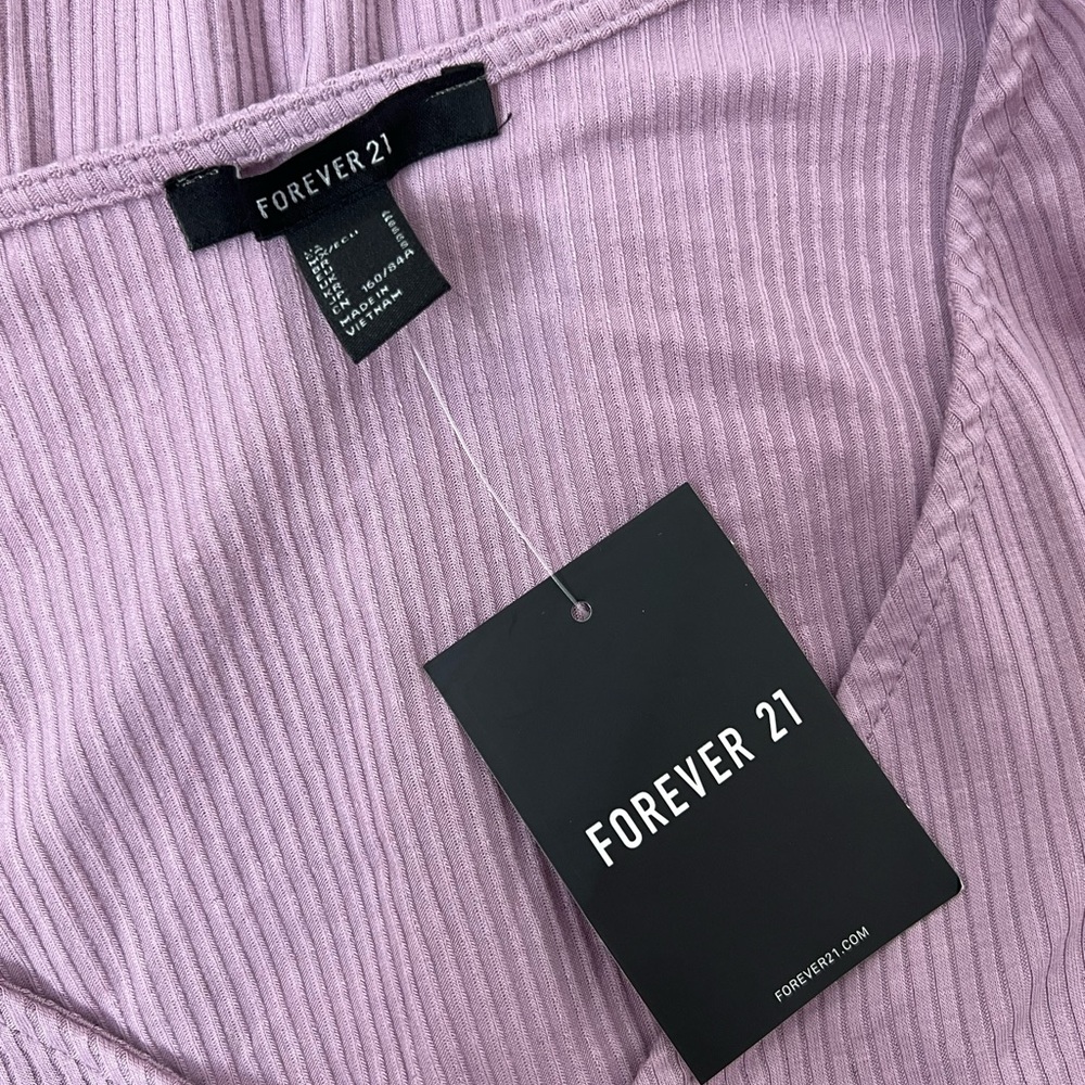 Forever 21 Purple Long Sleeve Bodysuit - Picture 5 of 5